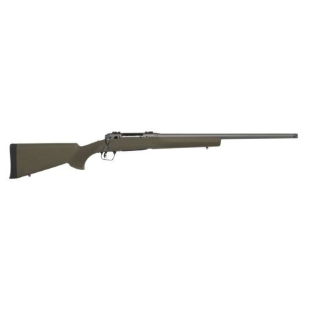 Savage 110 Trail Hunter 450 Bushmaster, 20" Threaded Barrel, Tungsten Gray Cerakote Barrel/Rec, Olive Drab Hogue Stock, AccuTrigger, Weaver Base, 3rd