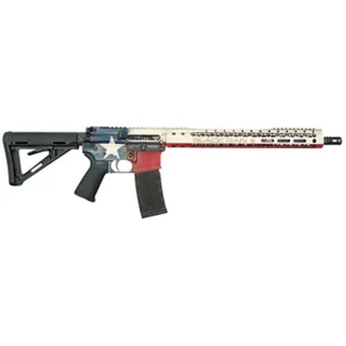 Black Rain Spec15 Fusion 5.56 Patriot Texas Flag Semi Automatic Rifle AR-15