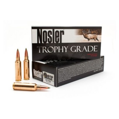 Nosler 60079 Trophy Grade  300 Wsm 180 GR E-Tip 20 Bx/ 10 CS