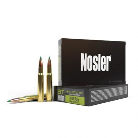 Nosler 30-06 165 grain Ballistic Tip Hunting Rifle Ammo, 20/Box - 40043