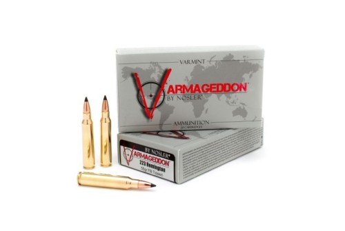 Nosler Varmageddon 222 Rem 40 grain FB Tipped Rifle Ammo, 20/Box - 65135