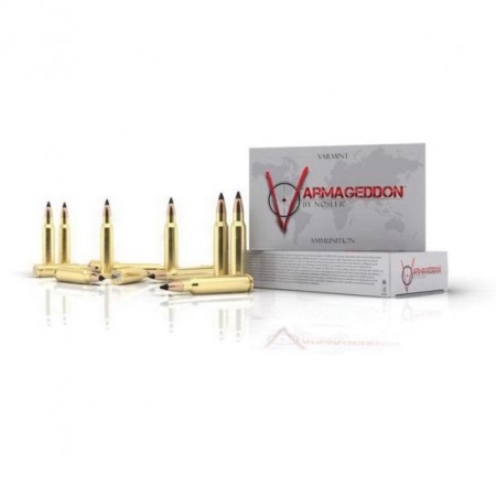 Nosler 22 Hornet 35 grain Varmageddon Rifle Ammo, 20/Box - 41132