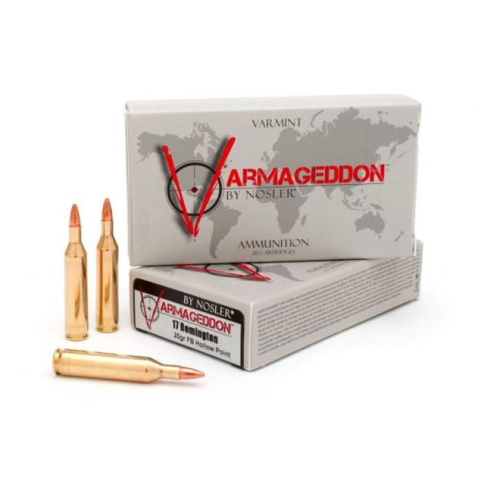 Nosler Varmageddon 221 Rem Fireball 40 grain FBHP Rifle Ammo, 20/Box - 65120