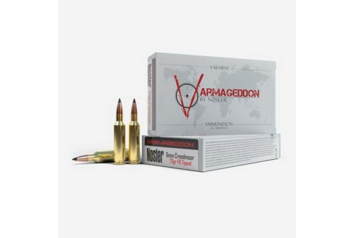 Nosler 6mm Creedmoor 70 grain Varmageddon Rifle Ammo, 20/Box - 65170