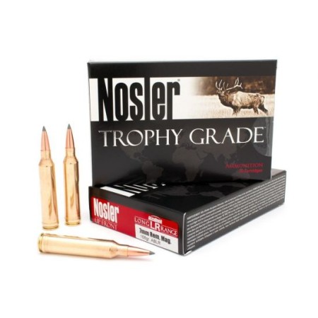 Nosler Trophy Grade 7mm Rem Mag 168 grain AccuBond-Long Range Rifle Ammo, 20/Box - 60108