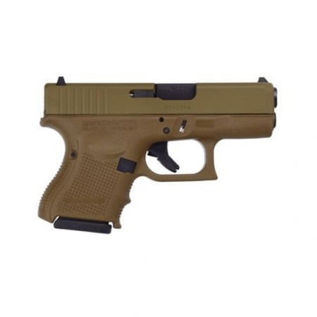 Glock 26 Gen 4 9mm Pistol W/ FDE SlideFrame - PG2650204D Display Model