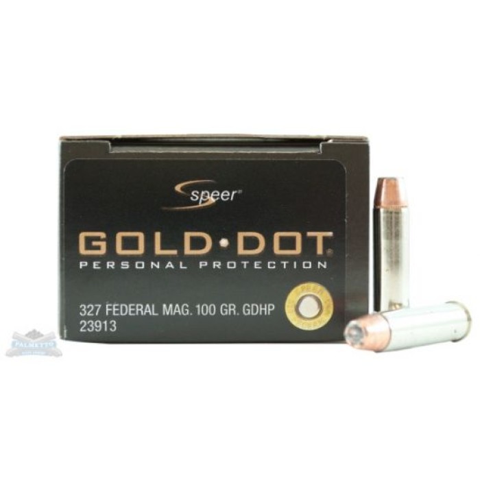 Speer 327 Federal Magnum 100gr Gold Dot Ammunition 20rds - 23913