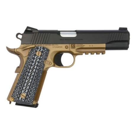 Colt 1911 Government Custom 45 ACP 7+1 Pistol, Desert Tan Cerakote Black - O1070CQBFB