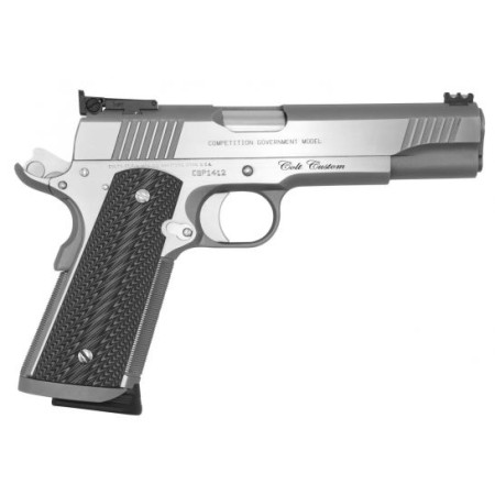 Colt 1911 Competition Series 70 Government 45 ACP 8+1 Round Pistol, Brushed Stainless - O1070CS