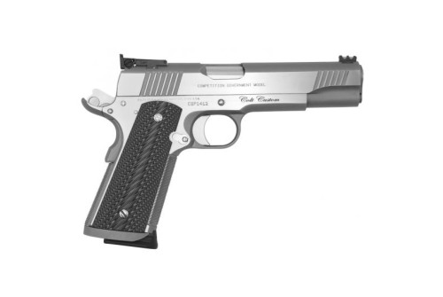 Colt 1911 Competition Series 70 Government 45 ACP 8+1 Round Pistol, Brushed Stainless - O1070CS