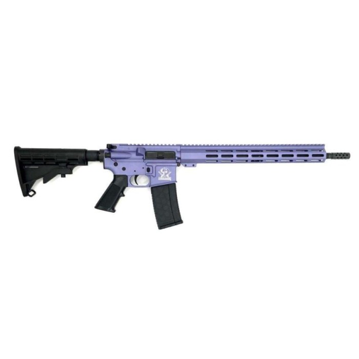 Glfa .223 Wylde Rifle .223 Wylde 10Rd Magazine 16" Threaded Barrel Wild Orchid With 15.25" Handguard CA Compliant GL15CA223SS ORC