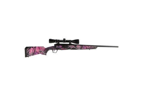 Savage Arms Axis XP Camo Muddy Girl - Compact 243 Win 4 Round Bolt Action Centerfire Rifle, Sporter - 57272