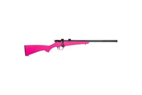 Savage Arms Rascal FV-SR (Pink) 22 LR 16.11 Round Bolt Action Rimfire Rifle - 13835