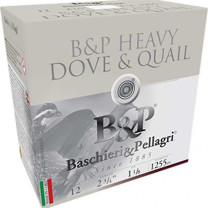 Baschieri & Pellagri Heavy Dove And Quail Steel 12GA 2.75