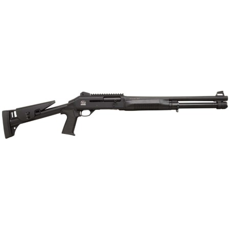 Chiappa 601 Tactical 12 Ga, 3" Chamber 18.5" Barrel, Black, Rubber Grip, 5rd