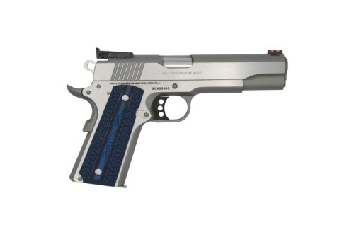 Colt Gold Cup 9mm 9+1 Round Pistol, Brushed Stainless - O5072GCL