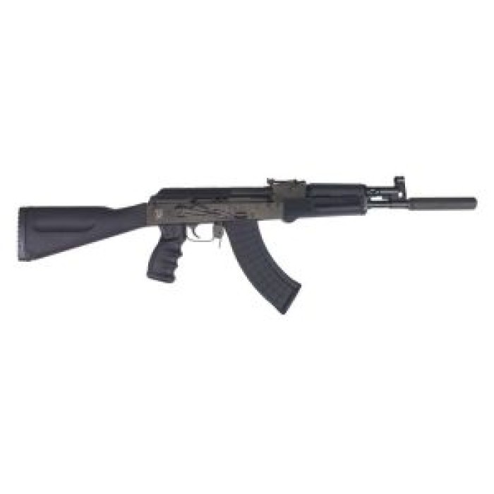 PIONEER ARMS GROM AK-47 RIA 7.62X39MM 16.5IN BBL FORGED 30RD BLACK POLY FURN FAUX SUPPRESS