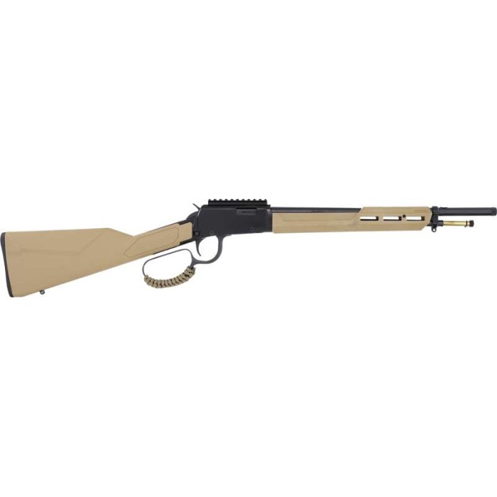 Rossi Rio Bravo Tactical 22 LR, 16.5" Threaded Barrel, Flat Dark Earth Stock, Black Rec, 10rd