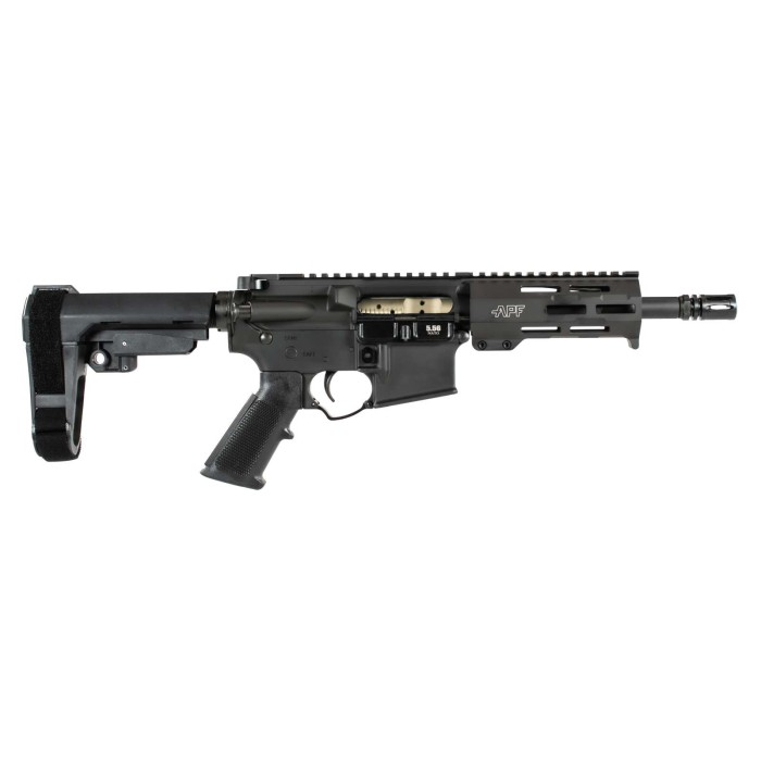 APF 5.56 PISTOL 7.5 BLK W/BRACE