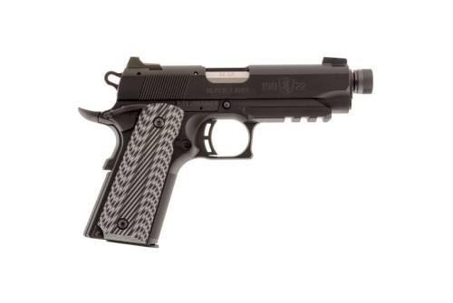 Browning 1911-22 Black Label Compact Suppressor Ready 22 LR Pistol 10 Round with Rail, Black - 051821490