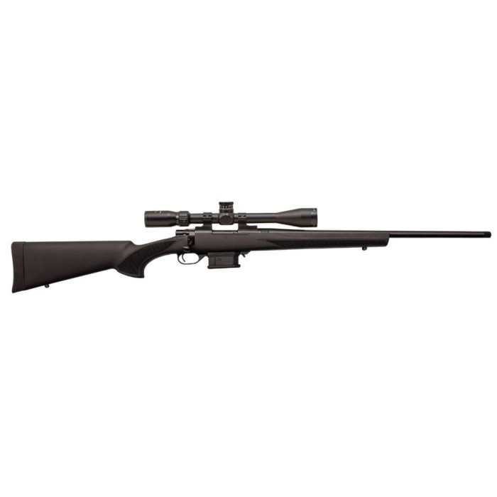 Legacy M1500 223 Remington, 22" Threaded Barrel, Black, 4-12x40mm Scope, 5rd