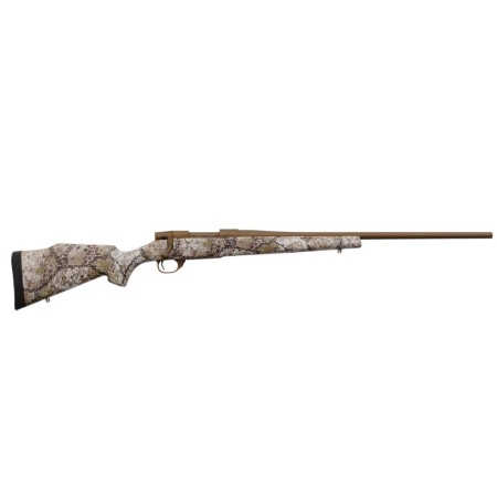 Weatherby Vanguard 6.5 Creedmoor Bolt Action Rifle, Badlands Approach Camo - Effective Camo for Rugged Terrain - VAP65CMR2T