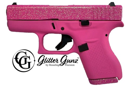 Glock 42 Pixie Pink Glitter .380 ACP 3.25