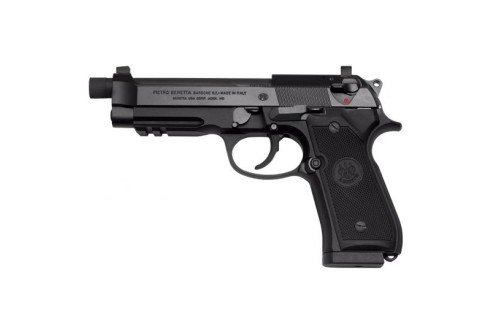 Beretta 92A1 9mm Pistol 17 Round Semi Auto Suppressor Ready Pistol, Black - J9A9F101