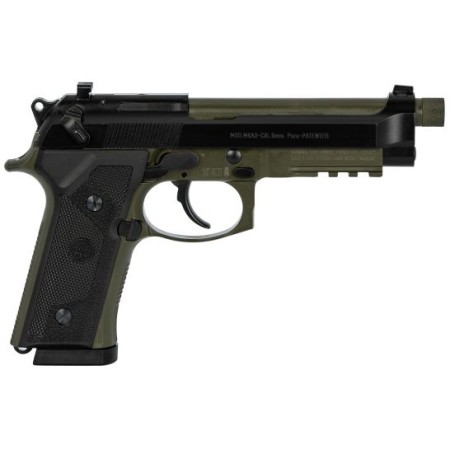 Beretta M9a3 F 9Mm 5" Grn/Blk 17Rd J92M9A3M1