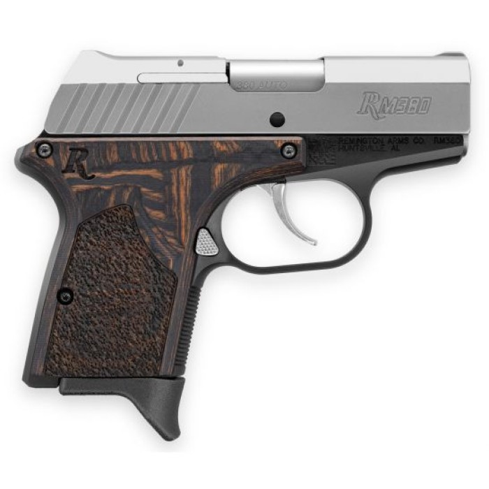 Remington RM380 Micro Blue/Silver 380 ACP 6+1 Round Pistol, Anodized Black - 96246