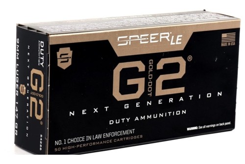 9mm - 147 Grain Bonded HP - Speer LE Gold Dot G2 - 50 Rounds