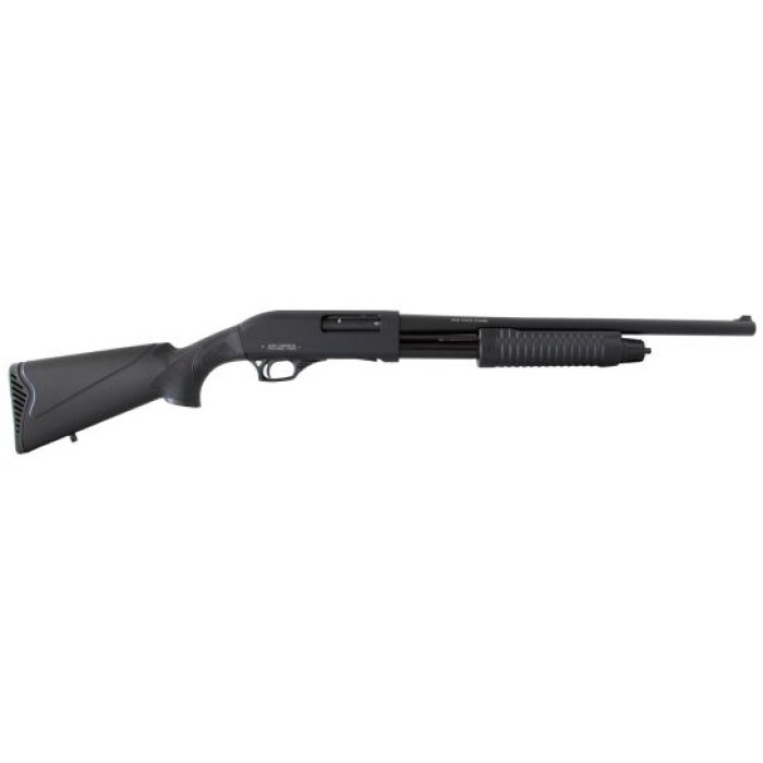 Rock Island Meriva Standard Pump 12 Gauge Pump-Action Shotgun, Black - CR103