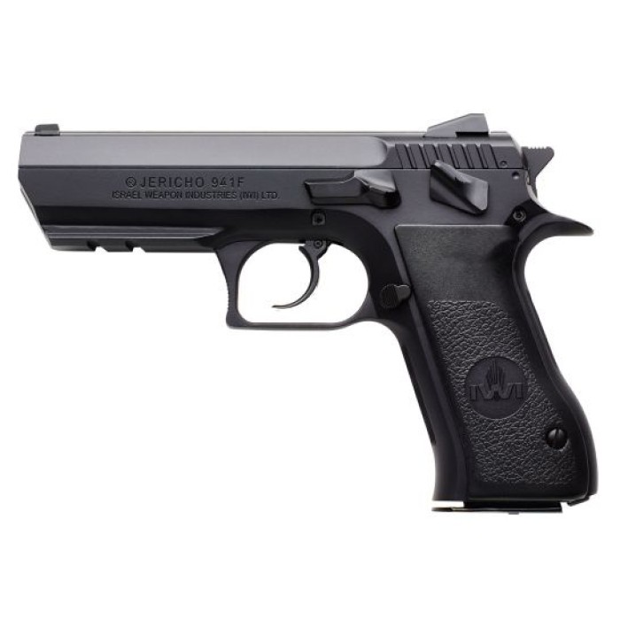 IWI Jericho 941 F9 Full Size 9mm Parabellum 10 Round Semi Auto Short Recoil Operated Pistol, Black - J941F910