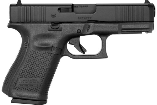 Glock G19 Gen 5 MOS 9mm 4.02" Pistol 15rds, Black/Pink - Sleek and Stylish - PA195S204MOSMM