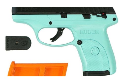 Ruger EC9s Robin's Egg Blue / Black 9mm 3.12