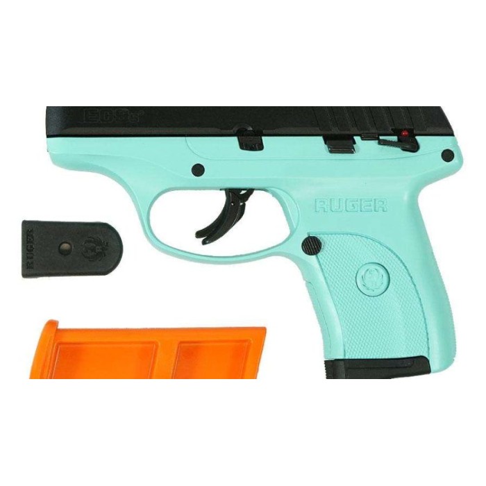 Ruger EC9s Robin's Egg Blue / Black 9mm 3.12