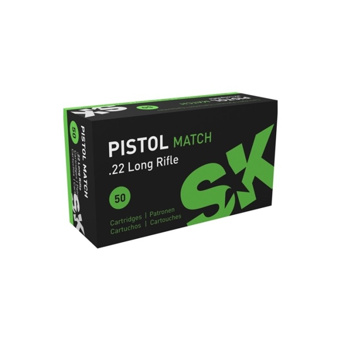 SK Ammo: .22 LR Pistol Match,  500 Round Brick