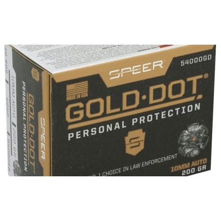 SPR GOLD DOT 10MM 200GR HP 20/200 UPC: 604544646672