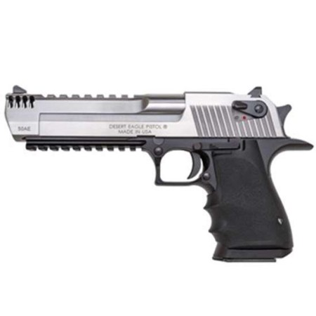 MR DESERT EAGLE 50AE 6 BLK FRAME SS SLIDE BLEM