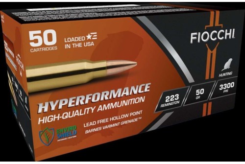 Hyperformance Hunt 50 gr 223 Remington Rifle Ammo - 20 Round Box