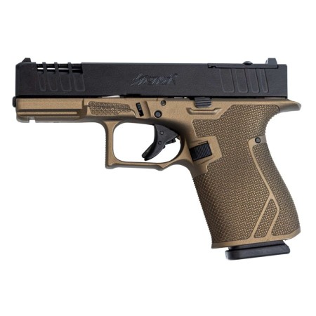 Glfa 19 Striker 9mm 4" 15 Shot - Black Slide Bronze Frame