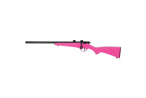 Savage Arms Rascal FLV-SR (Pink) 22 LR 16.11 Round Bolt Action Rimfire Rifle - 13842