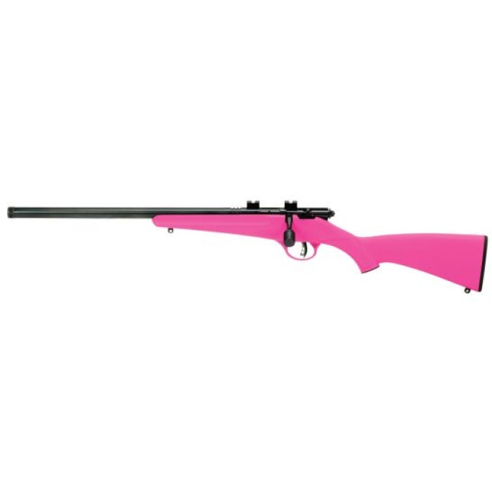 Savage Arms Rascal FLV-SR (Pink) 22 LR 16.11 Round Bolt Action Rimfire Rifle - 13842