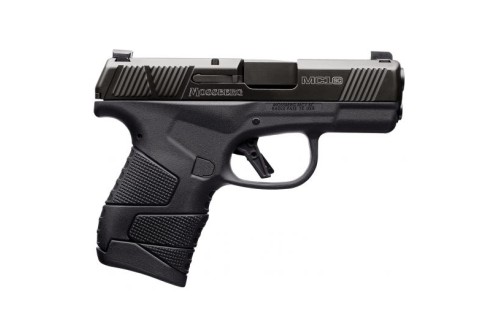 Mossberg MC1sc TruGlo Tritium Pro Sights Subcompact 9mm 6 Flush-Fit/7 Extended Pistol, Matte Black - 89003