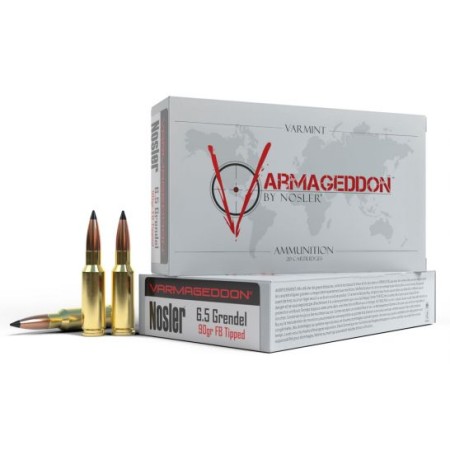 Nosler 6.5 Grendel 90 grain Varmageddon Rifle Ammo, 20/Box - 65182