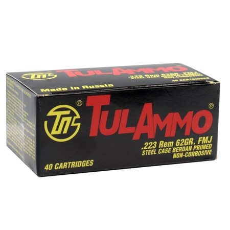 Tulammo 223Rem 62Gr Fmj 40/25 TA223622 814950011616