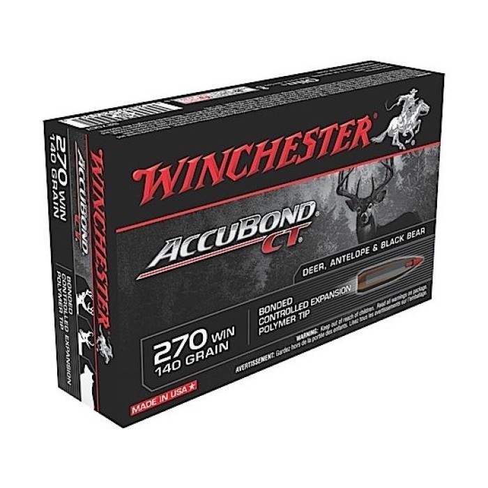 Winchester 270 140gr Accubond CT Rifle Ammunition 20rds - S270CT