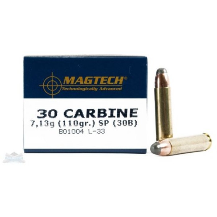 Magtech 30 Carbine 110gr SP Ammunition 50rds - 30B