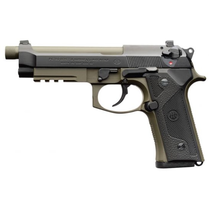 Beretta M9a3 F 9Mm 5" Blk/Grn 17Rd J92M9A3M2