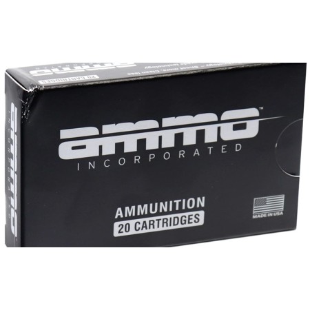 Ammo Inc. Boat Tail Hollow Point 223 Remington Ammo 20 Round Box - Brass Casing